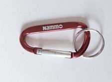 Nammo Red Carbiner Keychain Military New