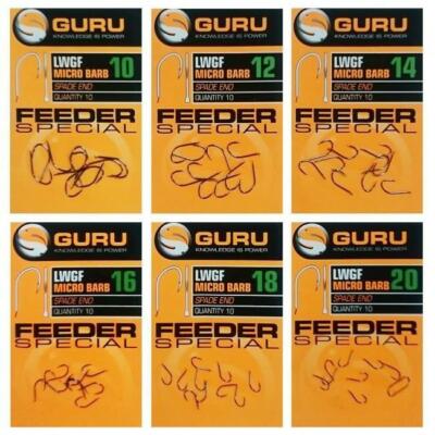 Guru LWG Feeder Special Match Fishing Hooks Micro Barbed Spade PAY 1 POST