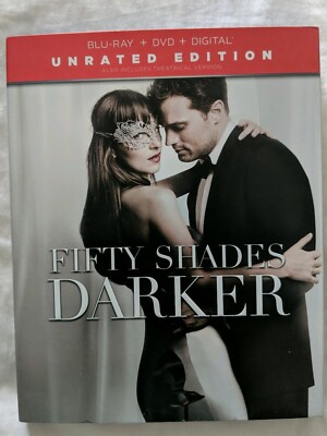 Fifty Shades Darker Digital Blue Ray HD DVD Movie Unrated Edition