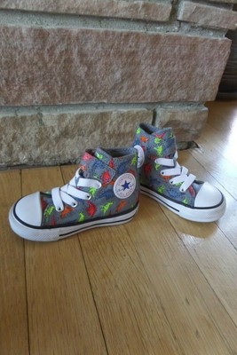 grey dinosaur converse