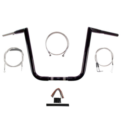 1 1/4'' Black 14'' Jarhead Ape Handlebar Kit 1990-1995 Harley-Davidson Softail