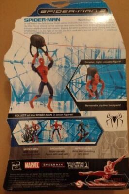 Marvel Spider-man 3 Movie Working Zip-line (2007) Hasbro Action