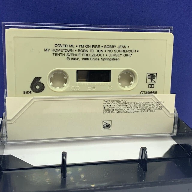 Cassette tape music song vtg Bruce Springsteen E street band Live 1975-85 rock 3 Foto 3 de 4