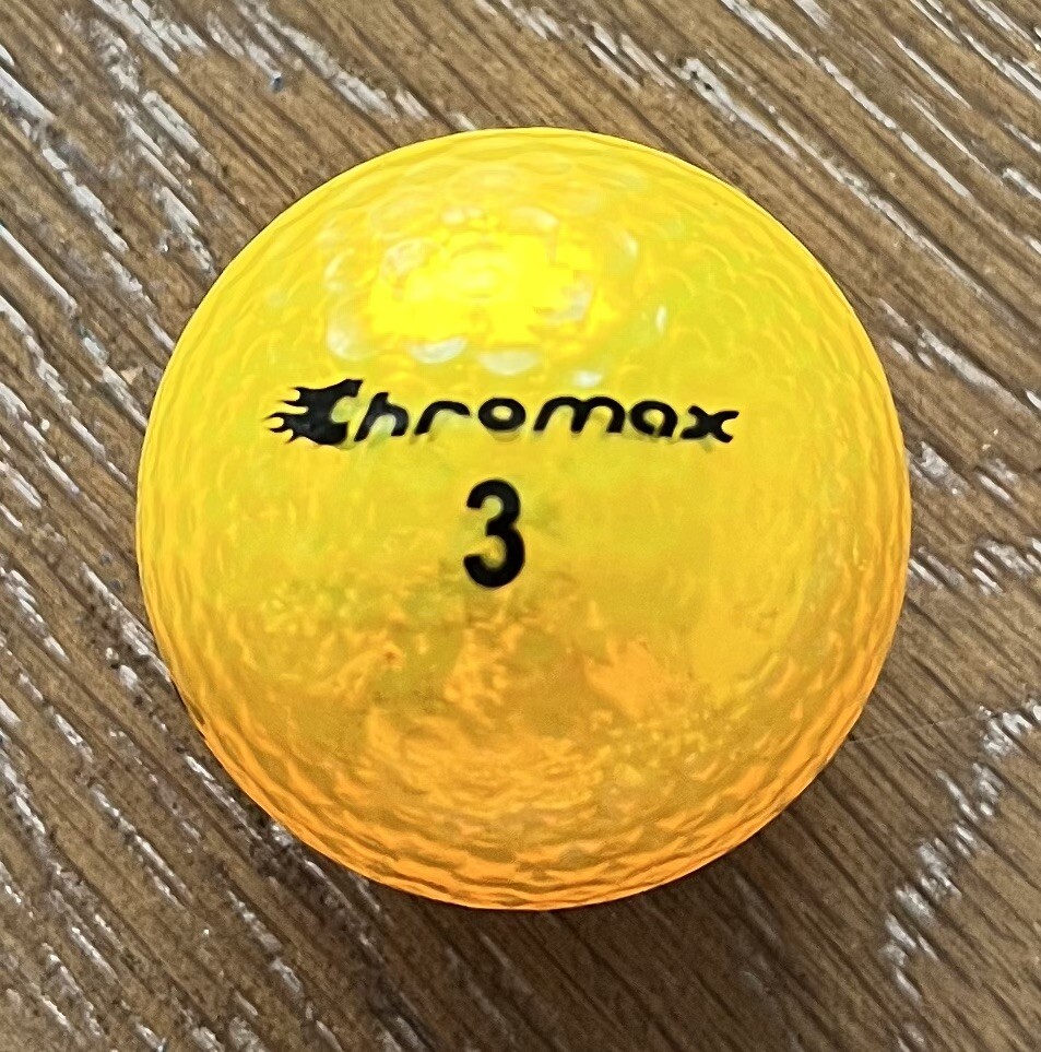 Chromax Metallic Yellow OV Golf Ball “Free Shipping" eBay