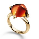 Baccarat Medicis Vermeil Crystal Ring 2612763