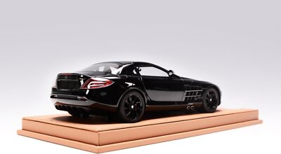 Mercedes Benz McLaren SLR in Gloss Black w/ Leather Base in 1:18