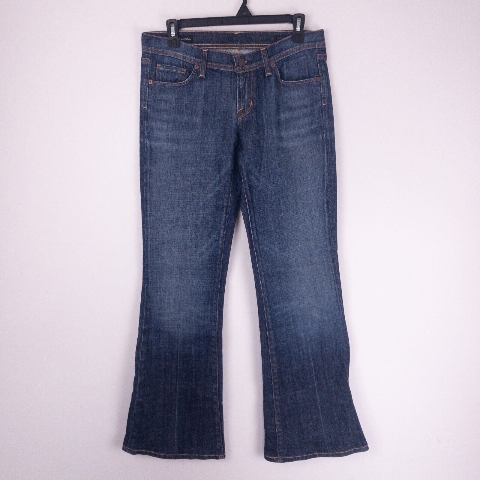 Citizens of Humanity Womens Dahan Blue Ingrid Jerome Flare Jeans Size 29 30x30