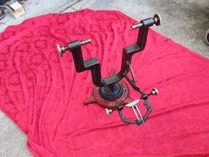 Antique NAGOYA HTK Wheel Truing Stand Tanaka Tool Japan Motorcycle Dirt Bike