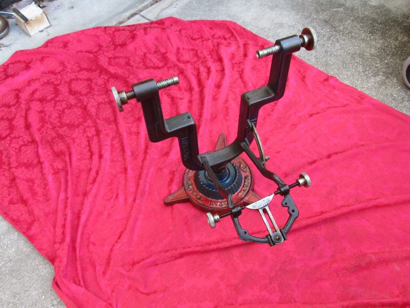 Antique NAGOYA HTK Wheel Truing Stand Tanaka Tool Japan Motorcycle Dirt Bike