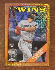 2023 Topps Update EDOUARD JULIEN Silver Pack ORANGE MOJO Refractor /25 Rookie RC