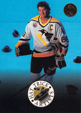 1993-94 Leaf Hockey Mario Lemieux Hat Trick Artist #1 NM/MT PITTSBURGH PENGUINS