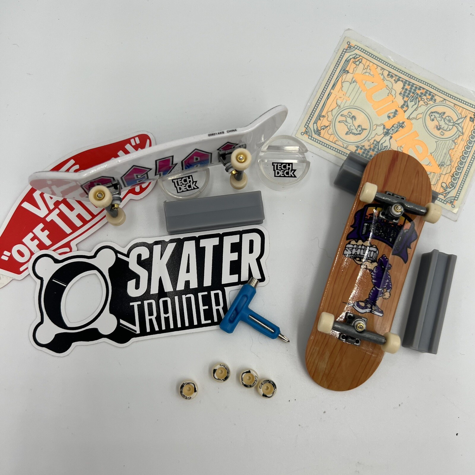 Tech Deck Real Deal Fingerboards Set With extras ! AC DC - Image 6