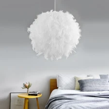 Lampshade Ceiling Pendant Light Shade Morden Bedroom Nordic Style Feather