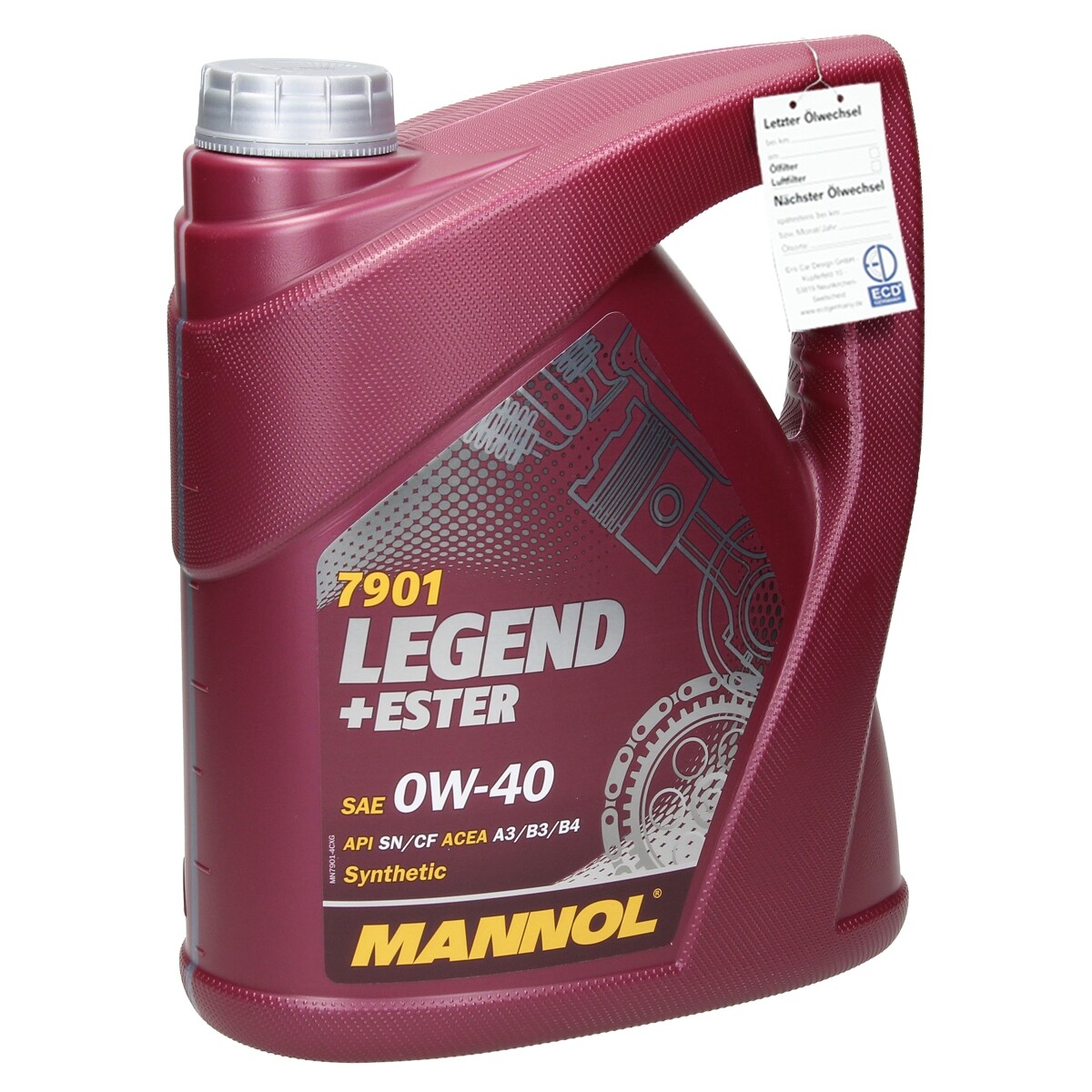 Mannol Aceite Sintético Legend Ester 0w40 Racing 4 Litros | Envío Gratis - Foto 5