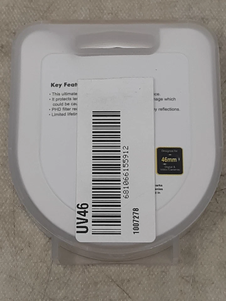 46mm iZonix  Digital Ultraviolet Protector Filter Multi-Coated HD - Image 3 of 4