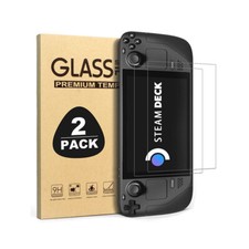 2PCS Tempered Glass Film Cover Screen Protector For Steam Deck Game Console
