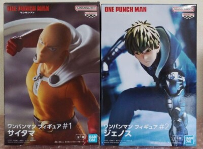 One Punch Man Saitama Genos Figure Set of 2 Banpresto Japan | eBay