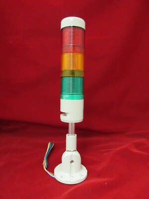 PATLITE 信号灯 LCE-302AFBW-RYG 24V 3個 PATLITE 信号灯 LCE-302AFBW