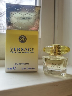 Versace Yellow Diamond Women's Eau de Toilette 5 ml (0.17 oz) - NEW