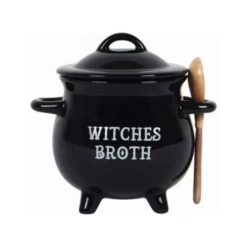 Decorative Witch Soup Bowl Black Witch Sugar Canister Gifts Cookie Jar  Party - Picture 1 of 14