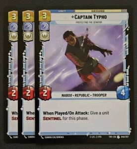 Star Wars Unlimited - Captain Typho 046 (3× Playset) TWI (Near Mint)