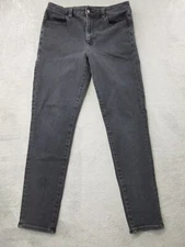 American Eagle Jeans Size 12 Black Super Hi Rise Jeggings 360 Next Level Stretch