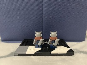 Lego Marvel Super Heroes Minifigure Rocket Raccoon 76079 Guardians Galaxy! (2X)