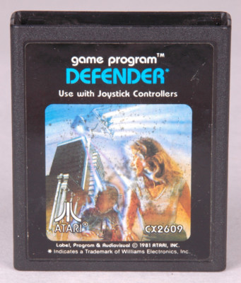 Jeu Atari 2600 -- DEFENDER -- et MANUEL -- Williams Electronics, 1981, CX2609
