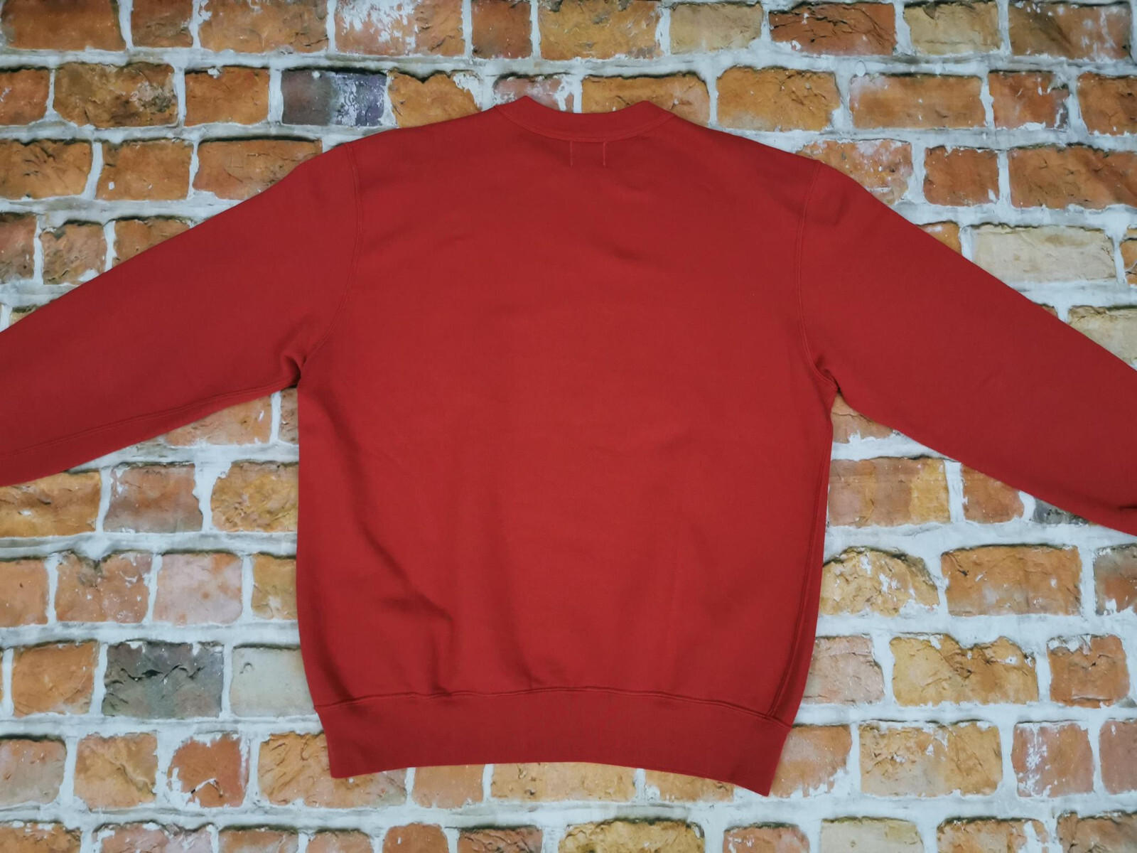 BEST COMPANY Vintage Pullover Red Cotton Blend Regular Fit Size L NEW image 7