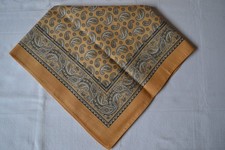 altes Herren Taschentuch ungenutzt Ziertuch Korbtuch DDR 60er/70er Vintage Deko