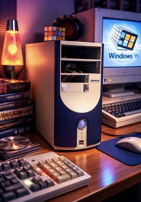 Medion PC MT5 (MD MT 44)   Retro Computer Pentium 3 Gaming Vintage