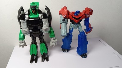 Transformers Robots In Disguise 2015 Grimlock One-Step & 2016 Optimus Prime Lot