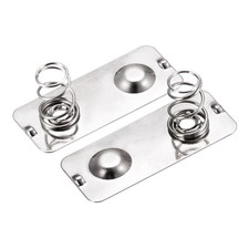 10Pcs Battery Spring Plate AA Battery Contact Nickel Plate 28mmx12mm