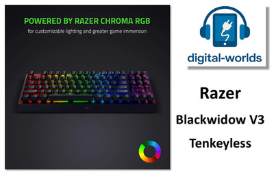 Razer BlackWidow V3 Tenkeyless - Gaming Tastatur - SPANISCH +++ NEUWERTIG +++