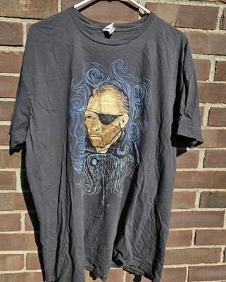 Anvil Vincent Van Gogh Eye Patch Portrait 2 XL T Shirt XXL Read Description 