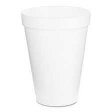 DART 12J16 12 oz Foam Cup Case of 1000 , white