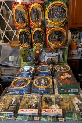 Huge Lord Of The Rings (LORT) Collectors Lot - 20 New In Box Figures 3 Loose