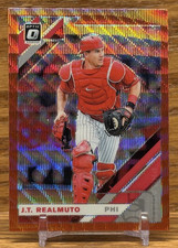 JT REALMUTO Red Wave Prizm | 2019 Donruss Optic Philadelphia PHILLIES