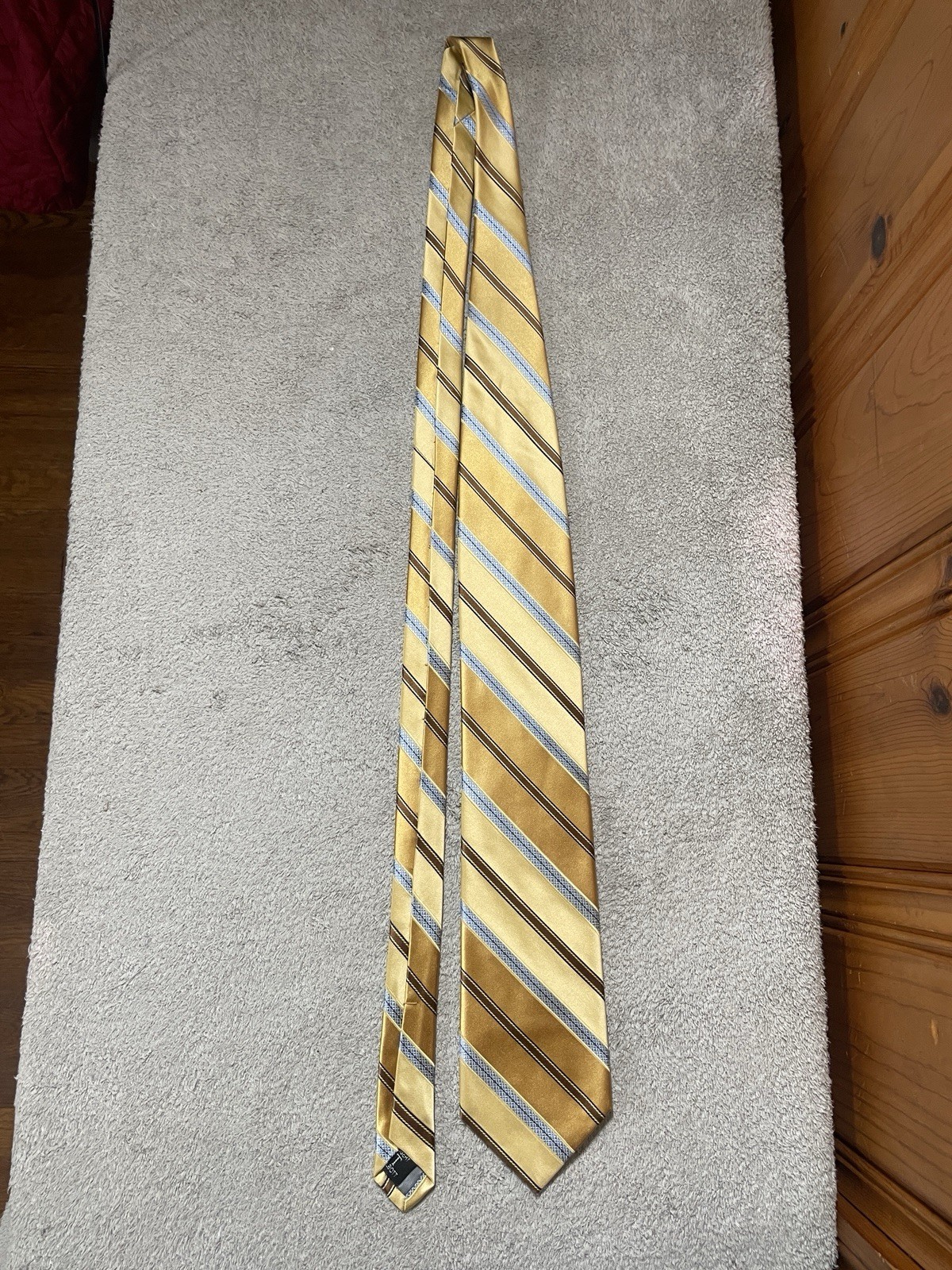 Robert Talbott Extra Long XL Multicolor Striped T… - image 5