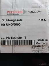 Pfeiffer PK E22 011-T    VSU3-07 rebuild kit