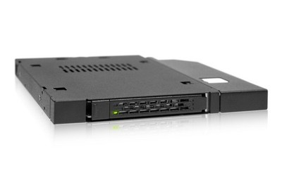 ICY DOCK SATA/SAS Hot Swap Wechselrahmen für 2,5 Zoll (6,4cm) SSD/HDD - Slim-ODD