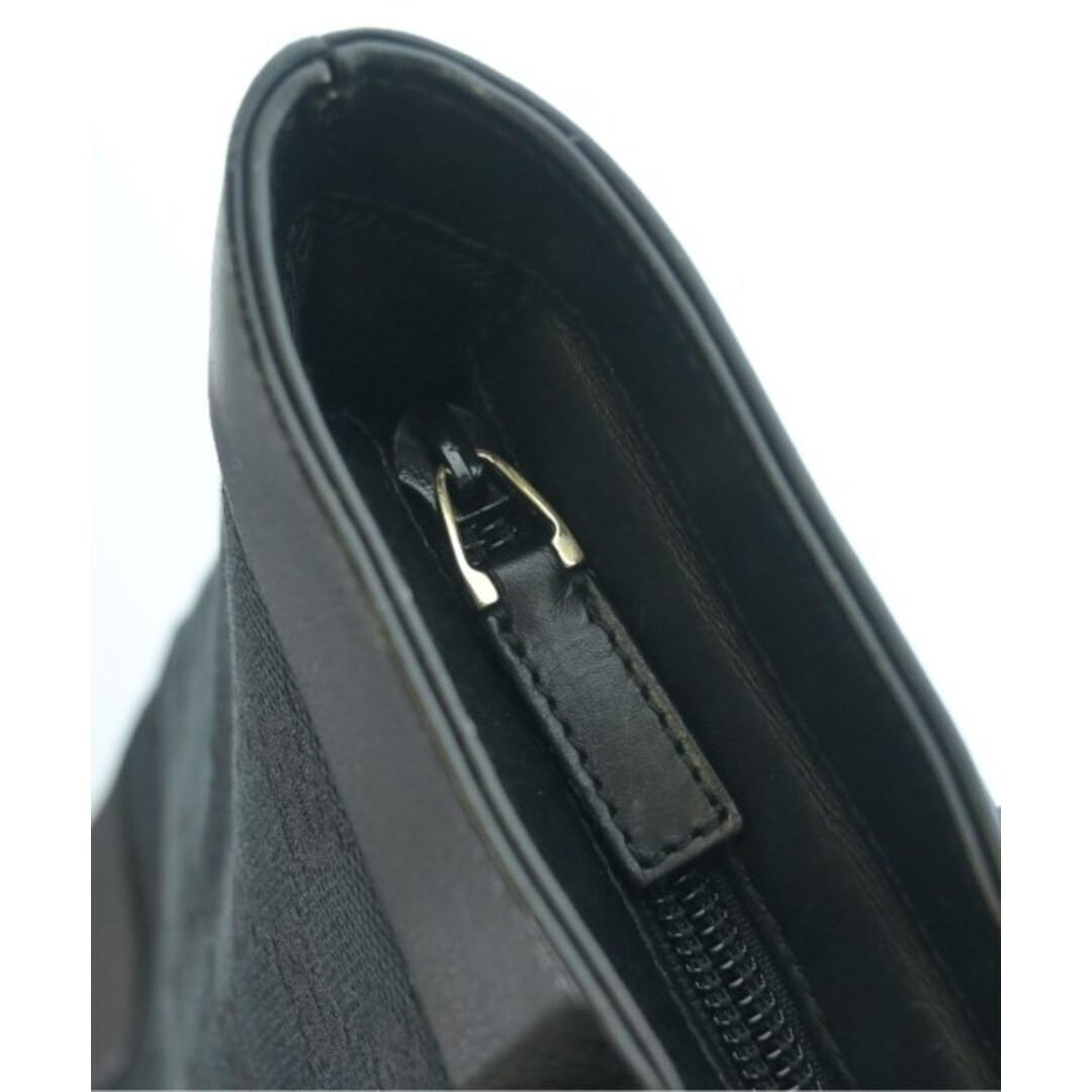 GUCCI Black Leather Tote Bag Women's Used, Classic Design, Free Shipping thumbnail 5