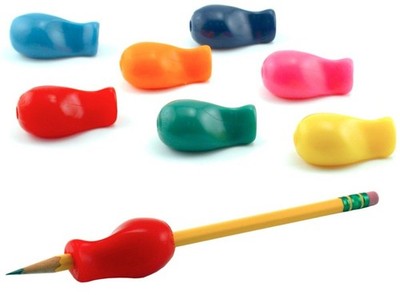 Jumbo Pencil Gripper, Universal Ergonomic Writing Aid For Righties And Leftie...