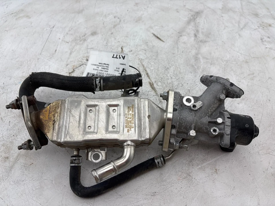 2017-2022 Toyota Prius Prime 1.8 Engine EGR Exhaust Cooler W/ Valve Assembly OEM - Image 3 of 4