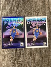 2018-19 Panini Donruss Optic - Winner Stays Purple + Base Klay Thompson #7