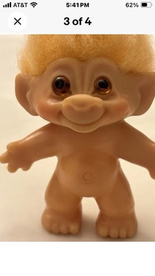 Vintage Trolls By Dam One Blonde One Brunette Selling Together