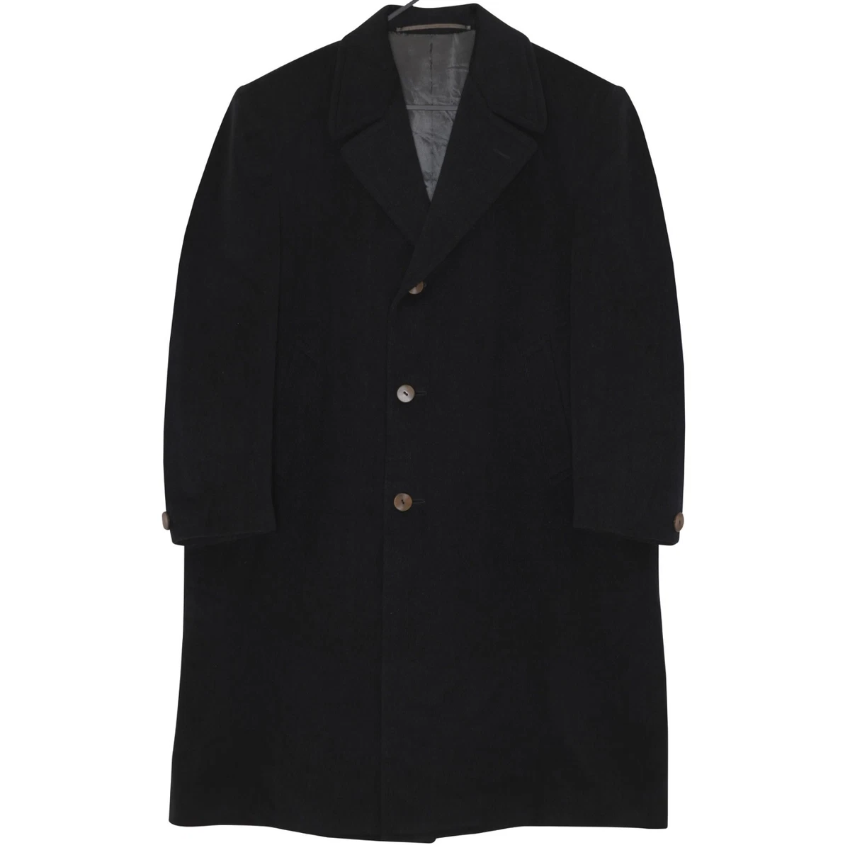 Paul Harnden 初期 mens long coat PAUL HARNDEN SHOEMAKERS WOOL BURLINGTON COAT JACKET $4,000 (BLACK