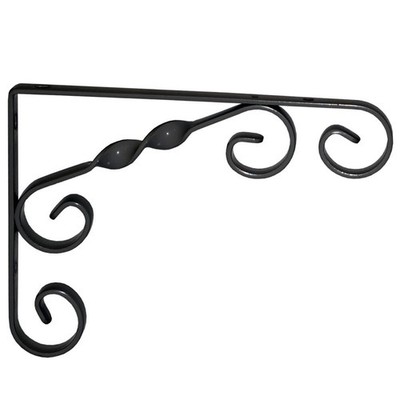 10904-00024= Dekokonsole Jutta 180x230 mm schwarz Element System Winkel Konsole
