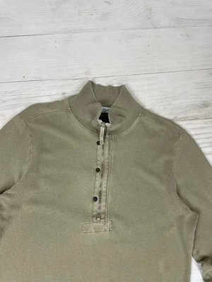 Vintage Stone Island 1/4 Zip Half Button 2008 Sweater Men Size M