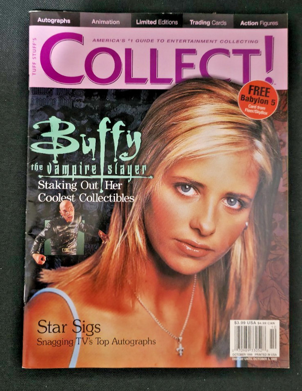 Collect Magazine Buffy The Vampire Slater Cover October 5th 1999 (No Card)